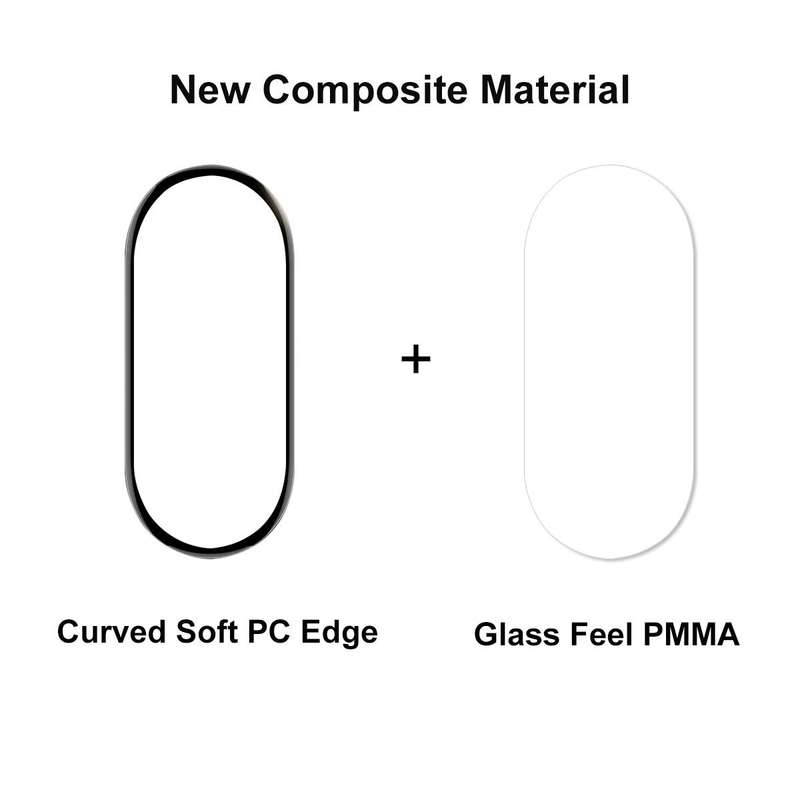 For Xiaomi Smart Band 10 10pcs ENKAY ENKAY 3D Full Coverage Soft PC Edge PMMA HD Screen Film
