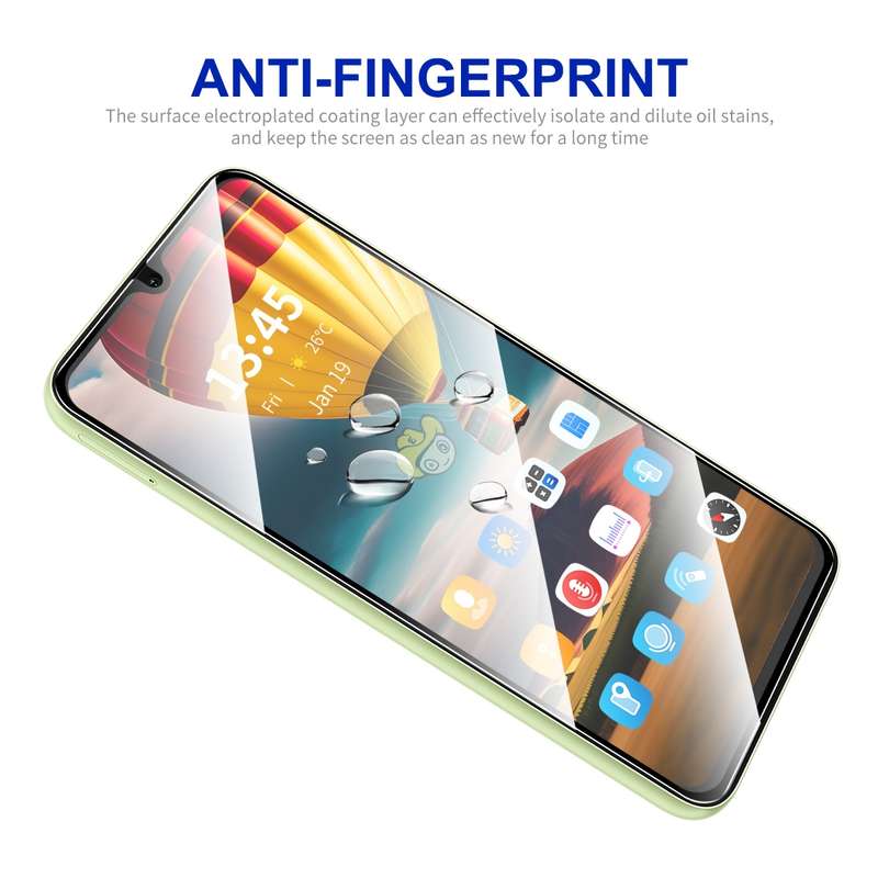 For Xiaomi Redmi 13R 5G 5pcs ENKAY Hat-Prince Full Glue High Aluminum-silicon Tempered Glass Fi