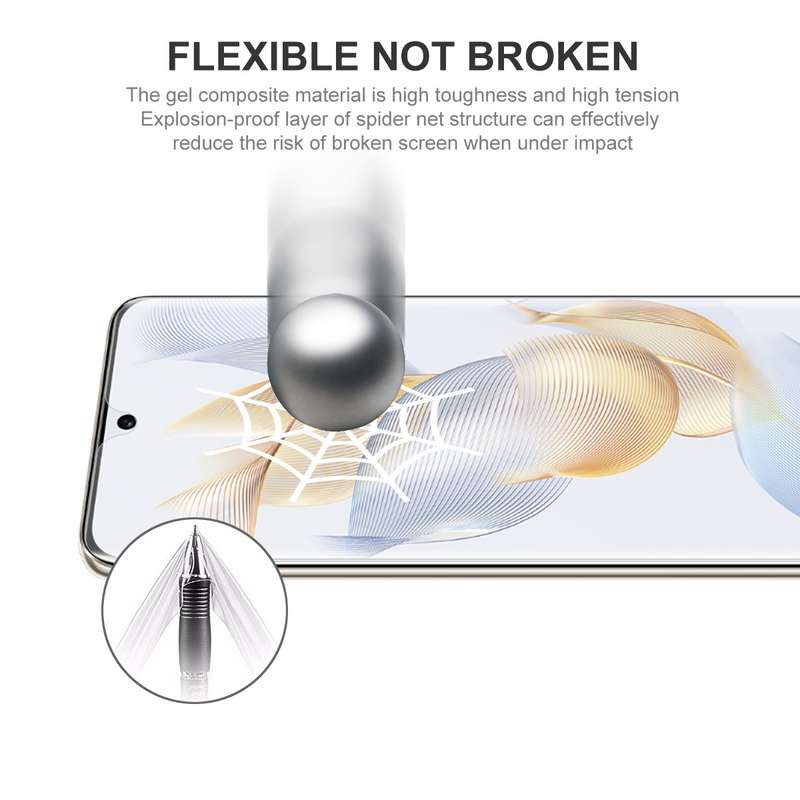 For Honor 90 / Huawei P60 / P60 Pro ENKAY Hat-Prince Full Glue Coverage Soft Explosion-proof Hydroge