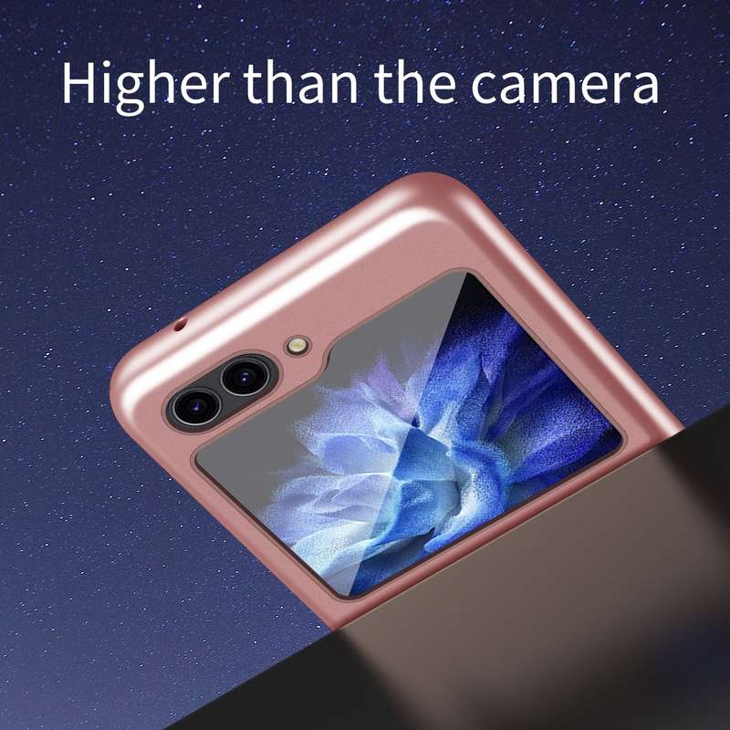 For Samsung Galaxy Z Flip6 5G Skin Feel Magnetic Shockproof Protective Phone Case(Bule)