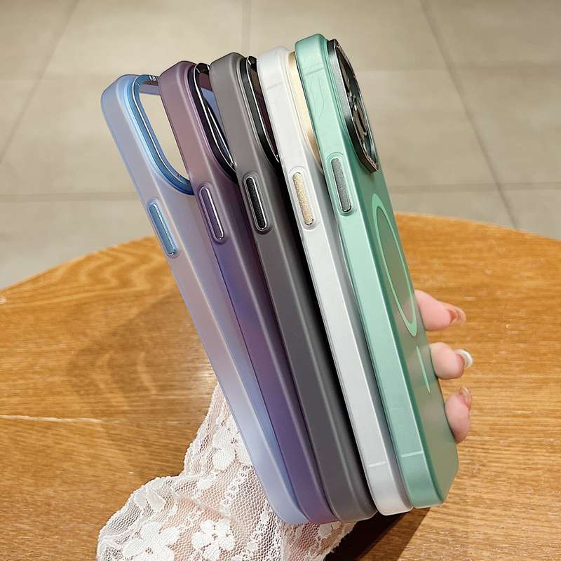 For iPhone 11 Frosted PC MagSafe TPU Phone Case(Black)