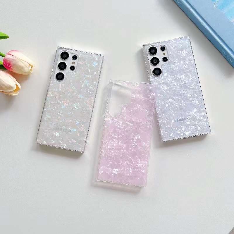 For Samsung Galaxy S23 FE 5G Shell Pattern TPU Protective Phone Case(Pink)