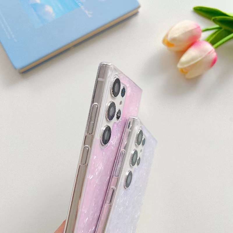 For Samsung Galaxy S23 FE 5G Shell Pattern TPU Protective Phone Case(Pink)