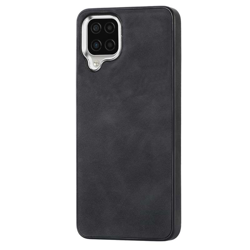 For Samsung Galaxy A22 4G Skin-Feel Electroplating TPU Shockproof Phone Case(Blue)