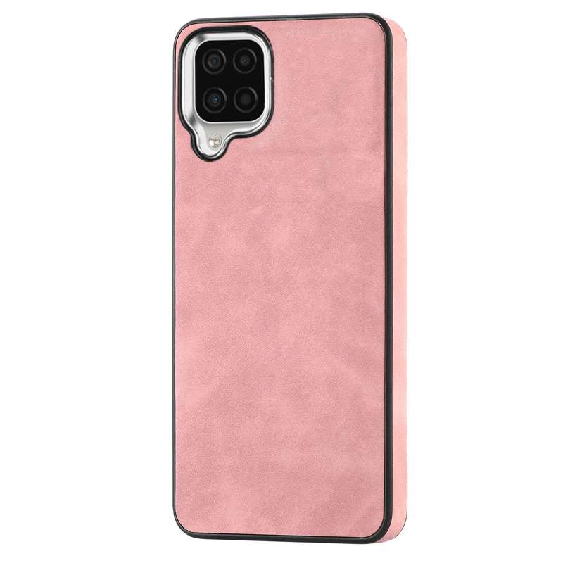 For Samsung Galaxy A22 4G Skin-Feel Electroplating TPU Shockproof Phone Case(Blue)