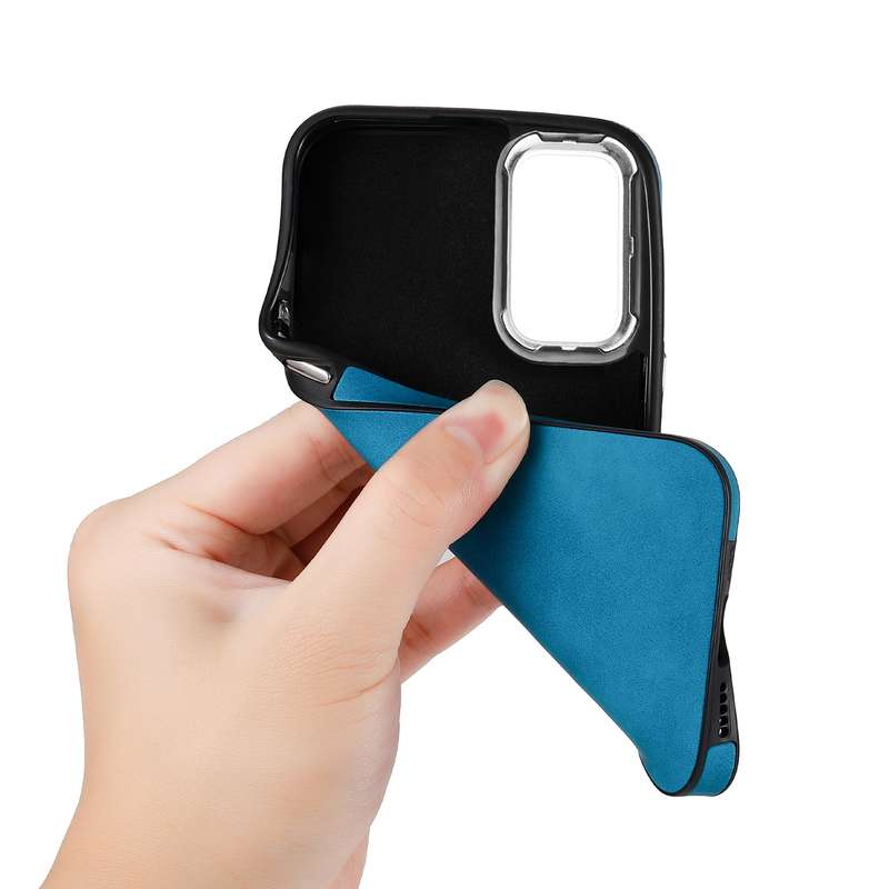 For Samsung Galaxy A22 4G Skin-Feel Electroplating TPU Shockproof Phone Case(Blue)