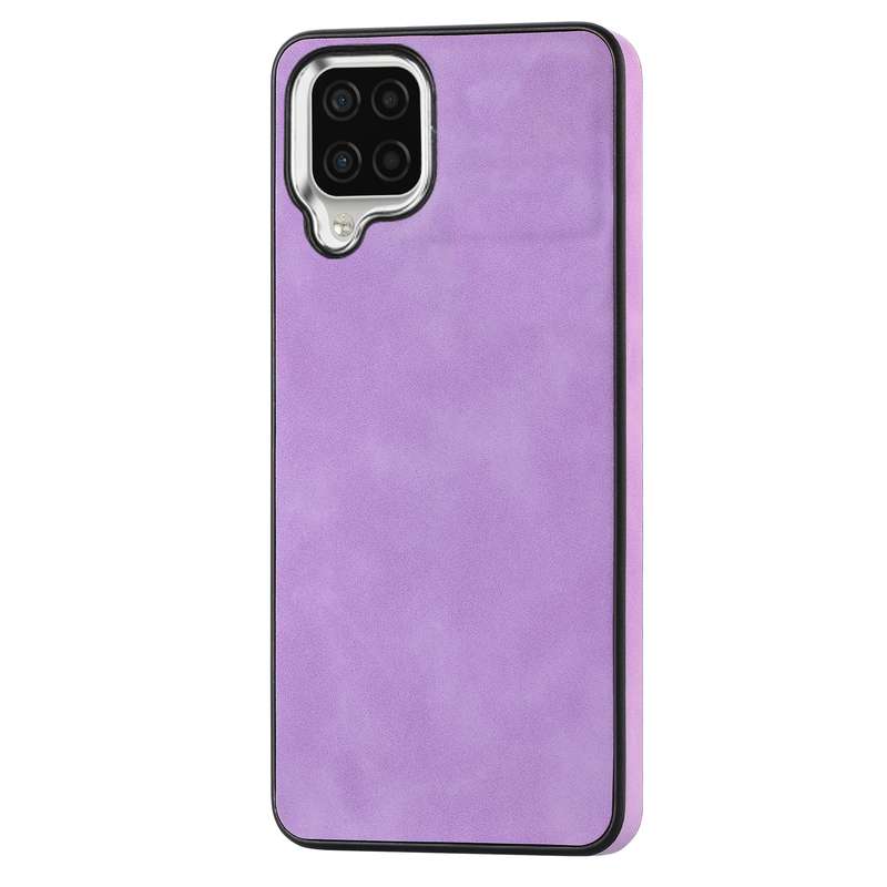 For Samsung Galaxy A22 4G Skin-Feel Electroplating TPU Shockproof Phone Case(Blue)