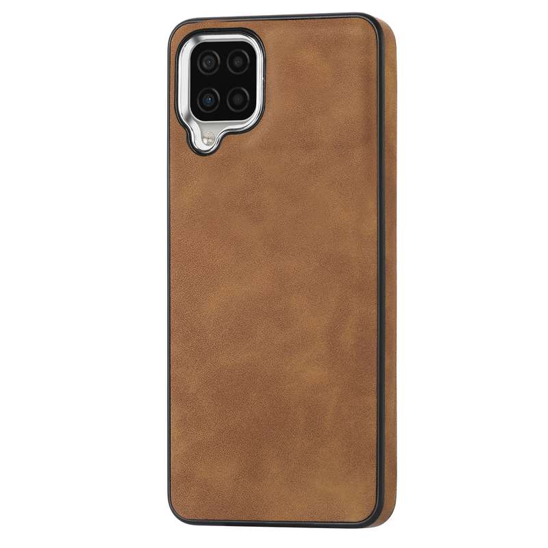 For Samsung Galaxy A22 4G Skin-Feel Electroplating TPU Shockproof Phone Case(Blue)