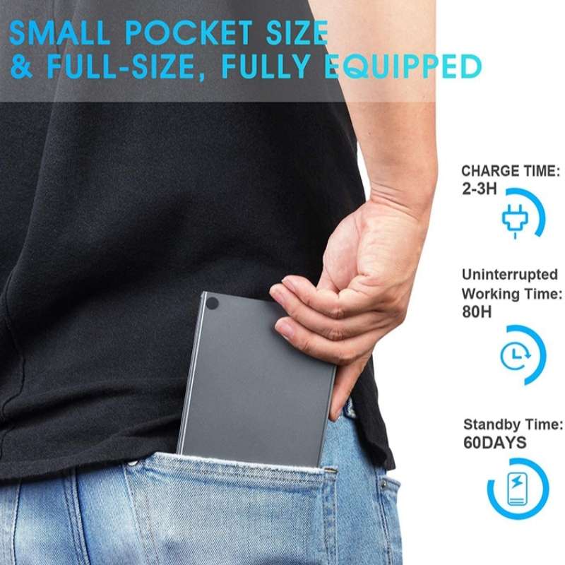 FK328T Cell Phone Tablet Laptop Wireless Bluetooth Keyboard Portable 3-Folded Keyboard