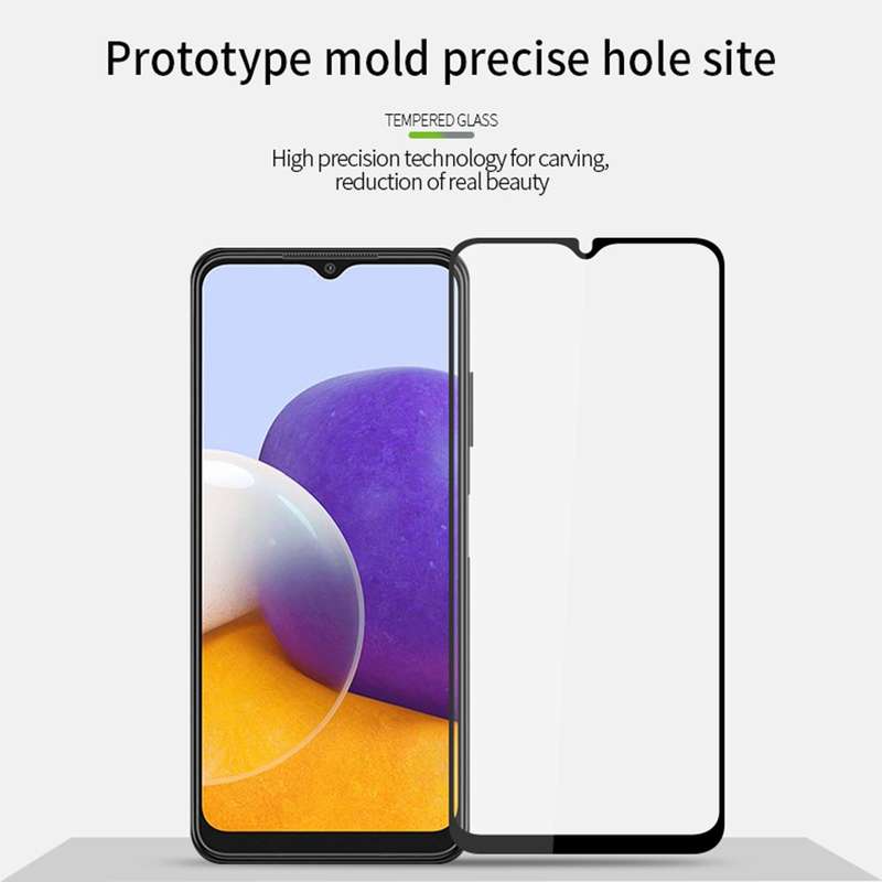 For Xiaomi Poco M6 MOFI 9H 2.5D Full Screen Tempered Glass Film(Black)