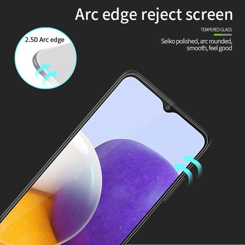 For Xiaomi Poco M6 MOFI 9H 2.5D Full Screen Tempered Glass Film(Black)
