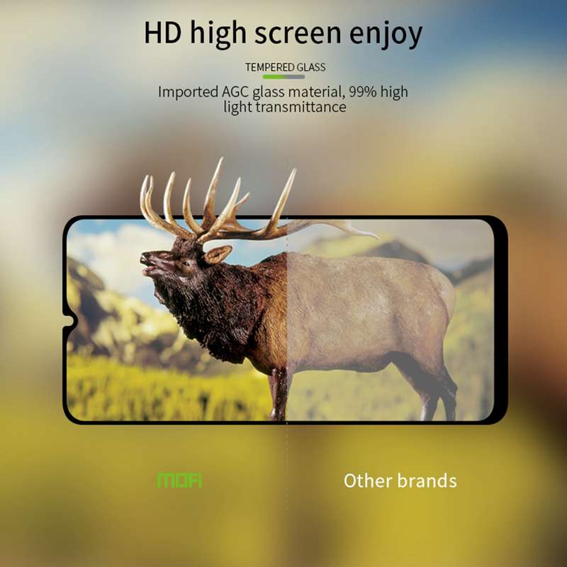 For Xiaomi Poco M6 MOFI 9H 2.5D Full Screen Tempered Glass Film(Black)