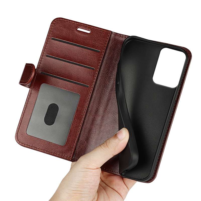 For Motolora Moto G Power 5G 2024 R64 Texture Horizontal Flip Leather Phone Case(Brown)
