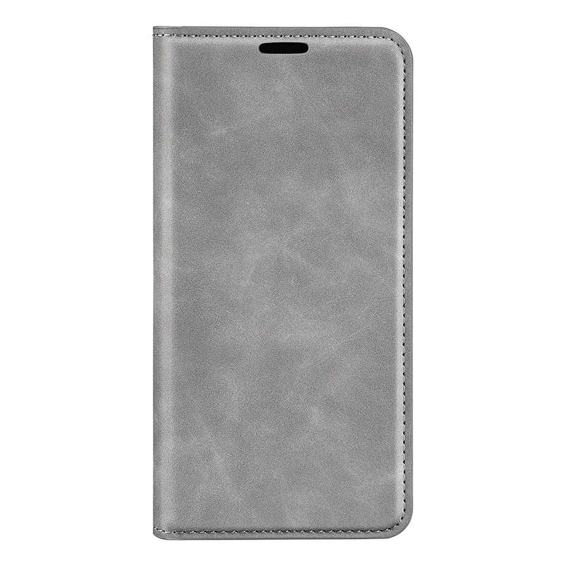 For Motorola Moto G Power 5G 2024 Retro-skin Magnetic Suction Leather Phone Case(Grey)