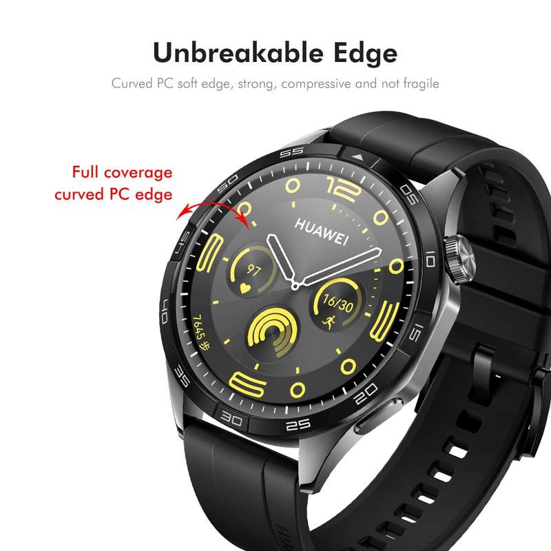 For Huawei Watch GT 5 46mm 5pcs ENKAY 3D Full Coverage Soft PC Edge PMMA HD Screen Film