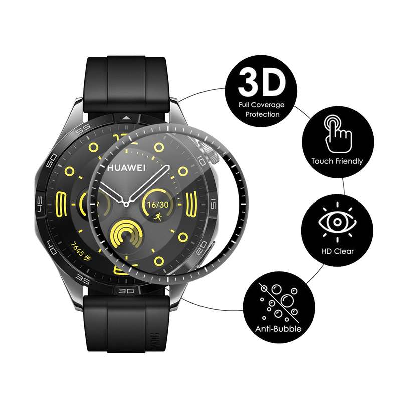 For Huawei Watch GT 5 46mm 10pcs ENKAY 3D Full Coverage Soft PC Edge PMMA HD Screen Film