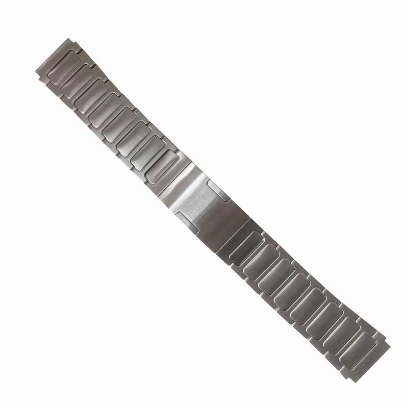 For Garmin Forerunner 255 22mm I-Shaped Titanium Alloy Watch Band(Black)