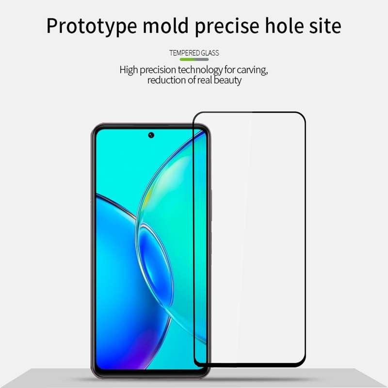 For vivo Y27s PINWUYO 9H 2.5D Full Screen Tempered Glass Film(Black)