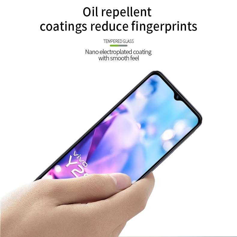 For vivo Y28 5G PINWUYO 9H 2.5D Full Screen Tempered Glass Film(Black)