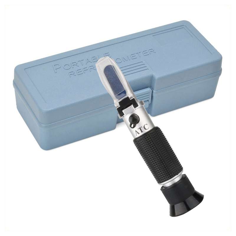 RZ120 Refractometer Beer Brix Wort Sugar Alcohol Specific Gravity Salinity Measurement Handheld Tool