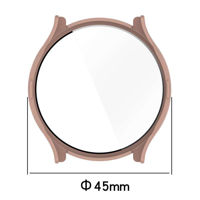 For Garmin Venu 3 PC + Tempered Film Integrated Watch Protective Case(Black)