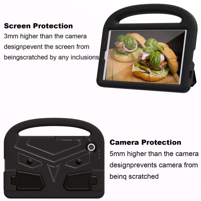 For Samsung Galaxy Tab A9 Sparrow Style Shockproof Kickstand EVA Tablet Case(Purple)