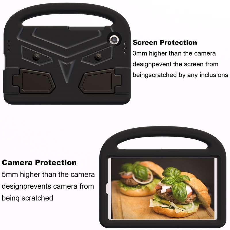 For Samsung Galaxy Tab A9 Sparrow Style Shockproof Kickstand EVA Tablet Case(Purple)