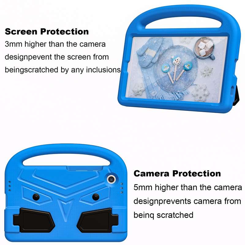 For Samsung Galaxy Tab A9 Sparrow Style Shockproof Kickstand EVA Tablet Case(Purple)