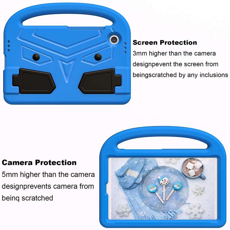 For Samsung Galaxy Tab A9 Sparrow Style Shockproof Kickstand EVA Tablet Case(Purple)