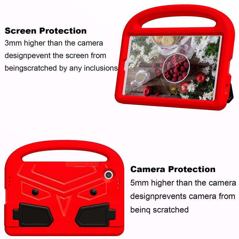 For Samsung Galaxy Tab A9 Sparrow Style Shockproof Kickstand EVA Tablet Case(Purple)