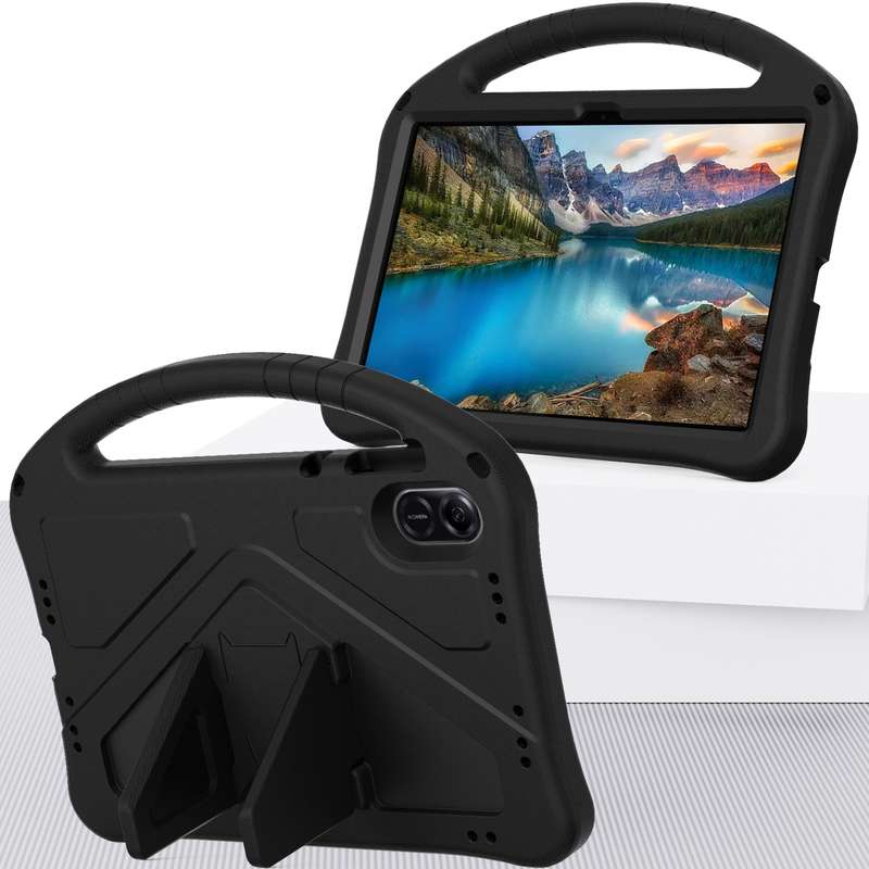For Honor Pad X9 EVA Shockproof Tablet Case with Holder(Black)