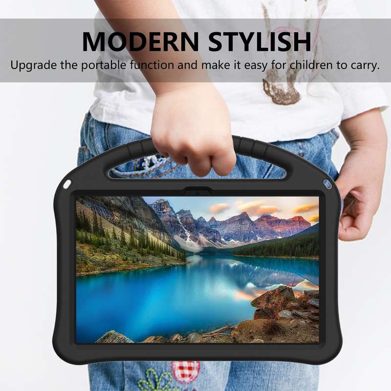 For Honor Pad X9 EVA Shockproof Tablet Case with Holder(Black)