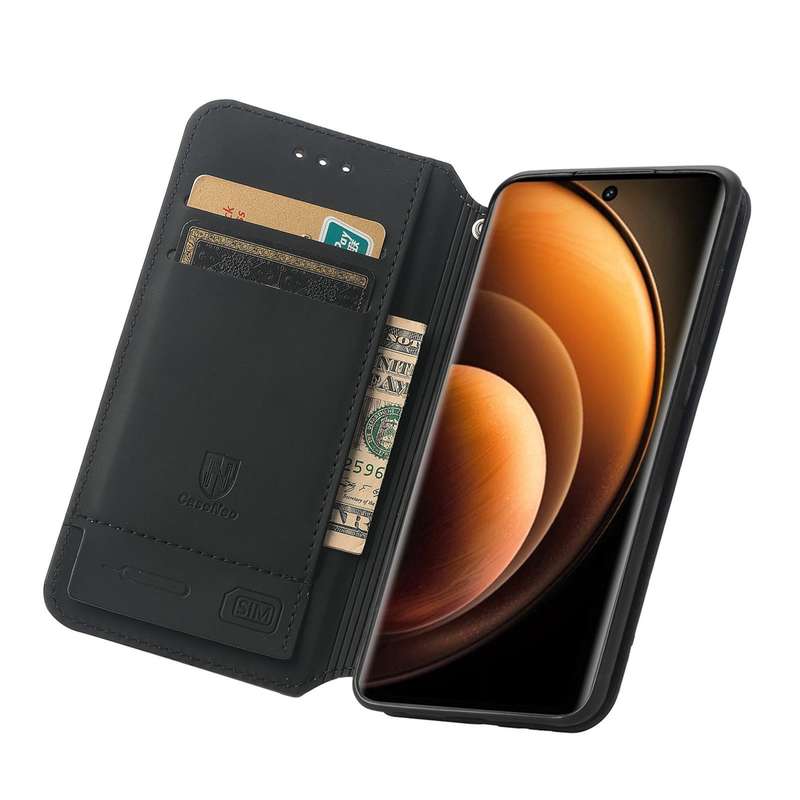 For vivo X100 CaseNeo Colorful Magnetic Leather Phone Case(Rhombus Mandala)