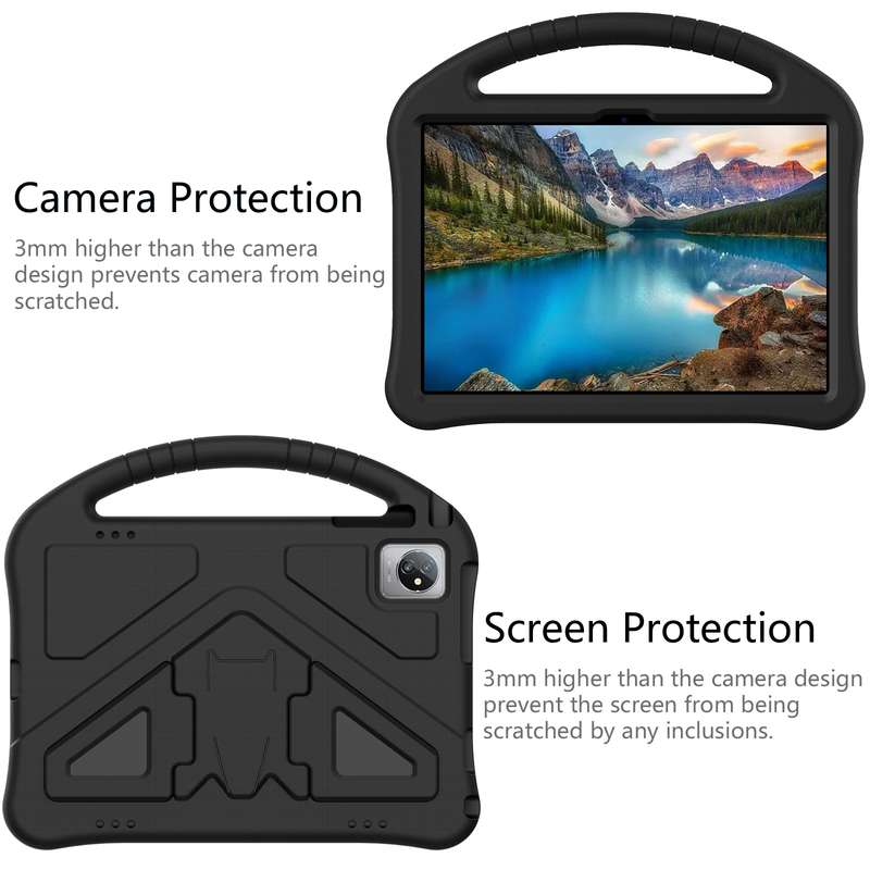 For Blackview Tab 7 WiFi 2022 EVA Shockproof Tablet Case with Holder(Green)