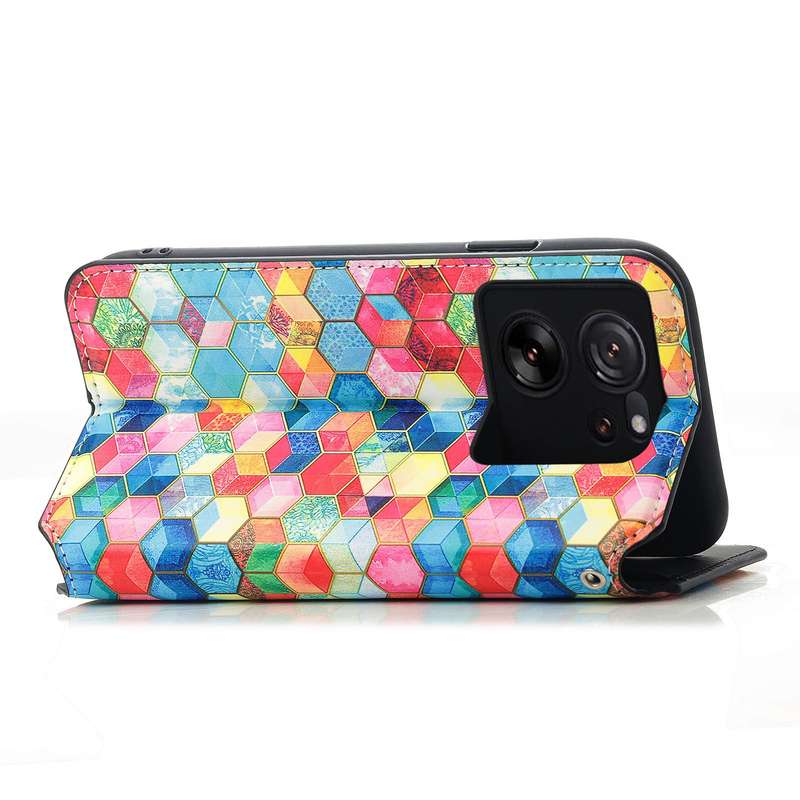 For Xiaomi 13T / 13T Pro CaseNeo Colorful Magnetic Leather Phone Case(Magic Space)