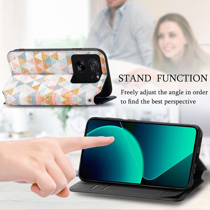 For Xiaomi 13T / 13T Pro CaseNeo Colorful Magnetic Leather Phone Case(Magic Space)