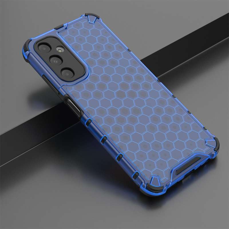 For Samsung Galaxy A05s Shockproof Honeycomb Phone Case(Black)