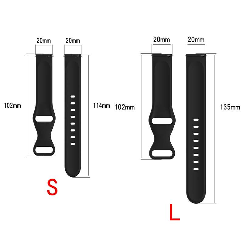 For Amazfit Active L Butterfly 8-shaped Buckle Silicone Watch Band(White)