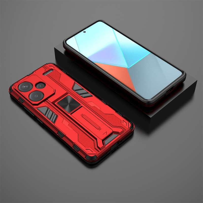 For Redmi Note 13 Pro+ Supersonic Armor PC Hybrid TPU Phone Case(Silver)