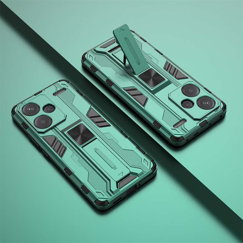 For Redmi Note 13 Pro+ Supersonic Armor PC Hybrid TPU Phone Case(Silver)