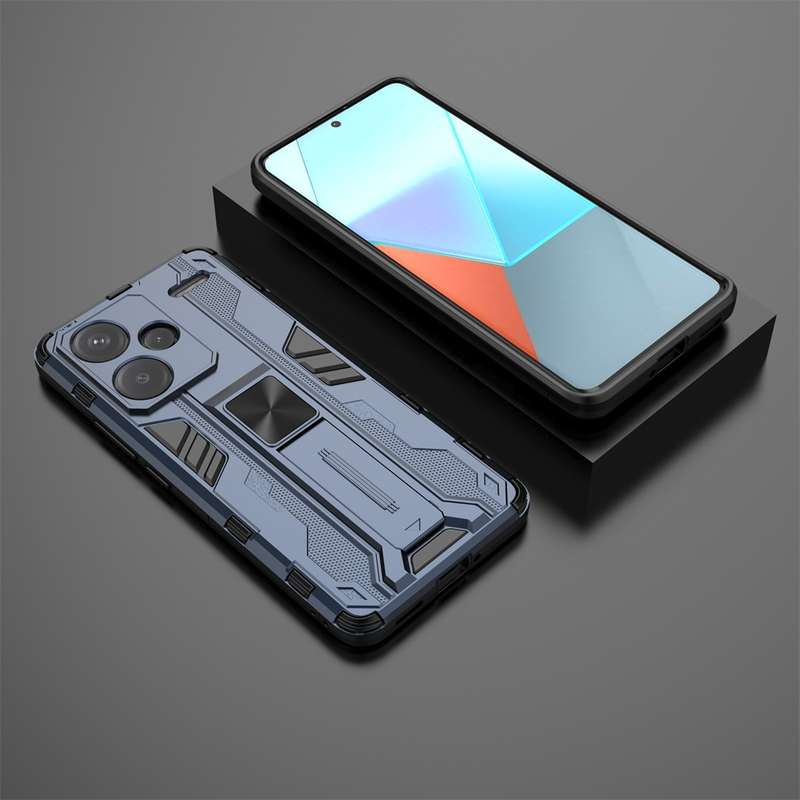 For Redmi Note 13 Pro+ Supersonic Armor PC Hybrid TPU Phone Case(Silver)