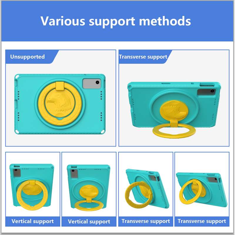For Xiaomi Redmi Pad 10.6 EVA Hybrid PC Shockproof Tablet Case(Glacial Green)