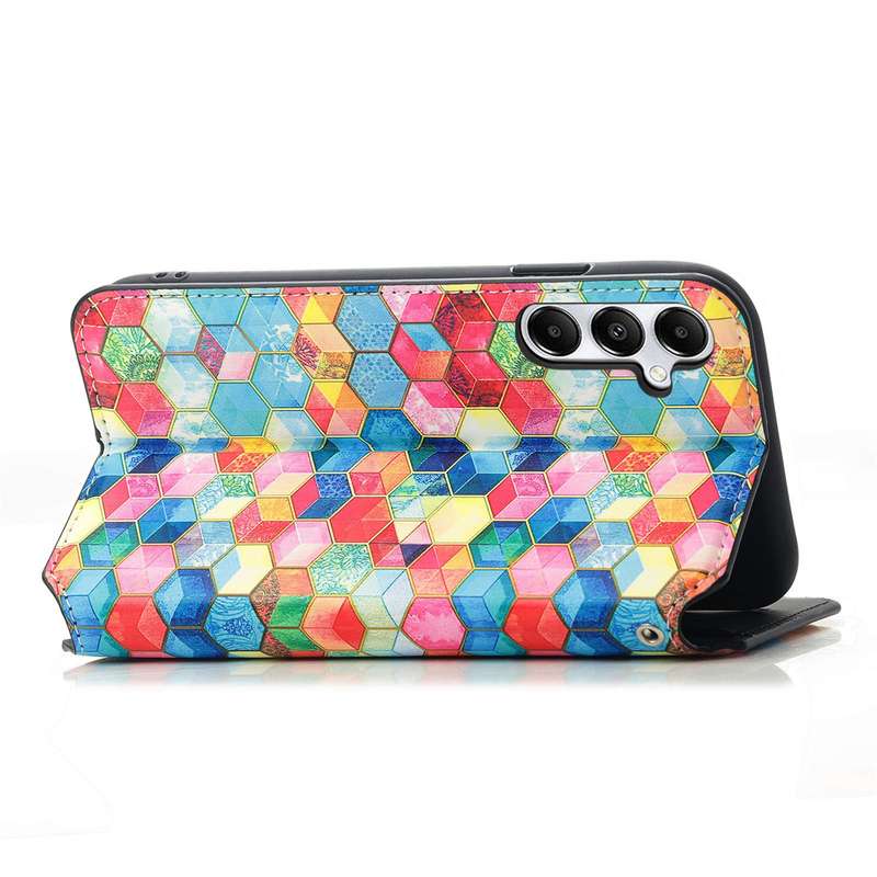 For Samsung Galaxy A55 5G CaseNeo Colorful Magnetic Leather Phone Case(Magic Space)