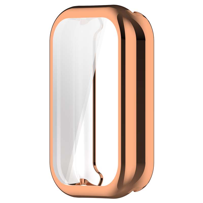 For Redmi Band 2 Full Package TPU Electroplated Watch Protective Case(Rose Gold)