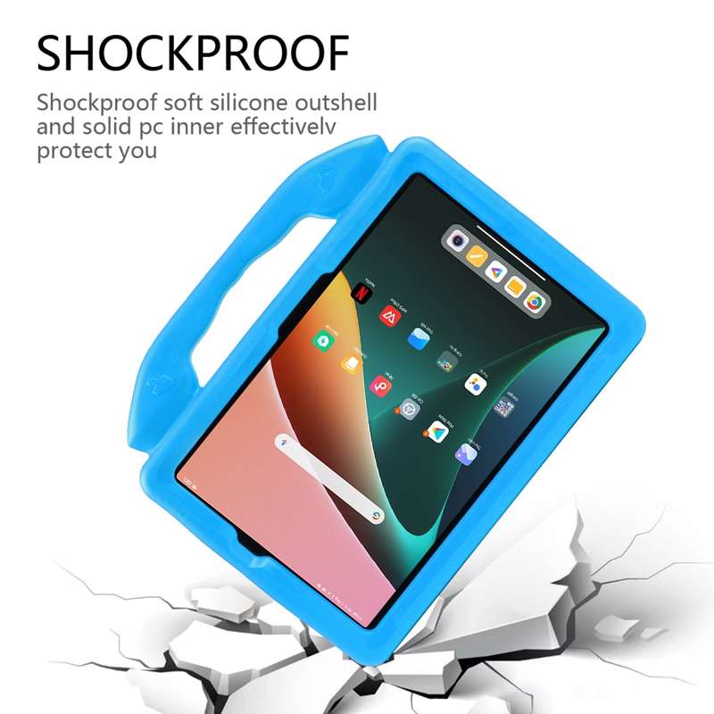 For Samsung Galaxy Tab A9 8.7 X110/X115 Butterfly Bracket Kids EVA Shockproof Tablet Case(Rose Red)