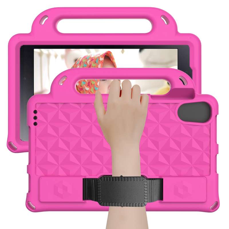 For Samsung Tab A9 8.7 X110 / X115 Diamond Series EVA Shockproof Sleeve Tablet Case(Blue)