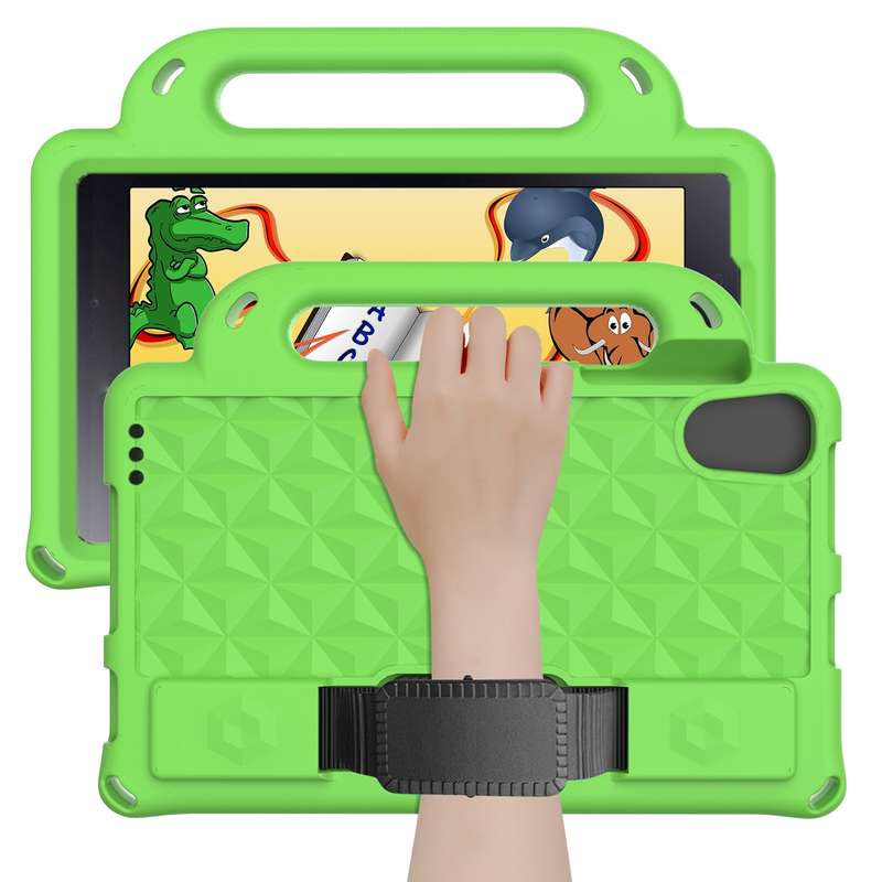 For Samsung Tab A9 8.7 X110 / X115 Diamond Series EVA Shockproof Sleeve Tablet Case(Blue)
