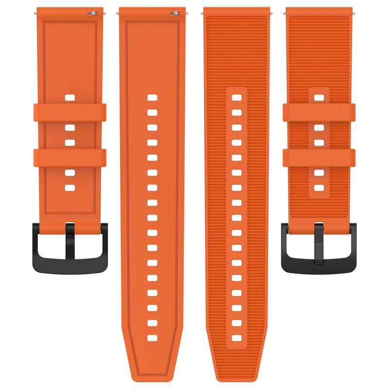 For Garmin Venu 2 22mm Textured Silicone Solid Color Watch Band(White)