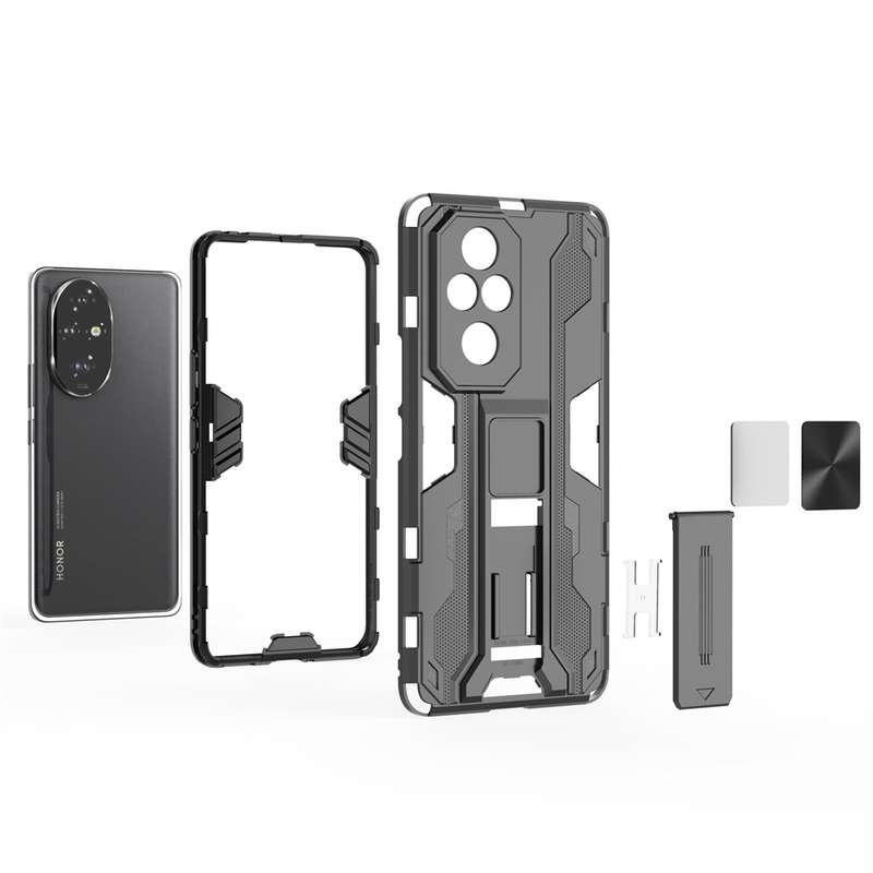 For Honor 200 Pro Supersonic Armor PC Hybrid TPU Phone Case(Grey)