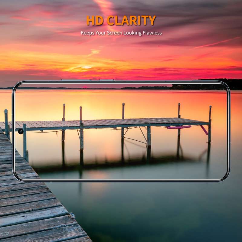 For Xiaomi Poco X6 2pcs ENKAY 9H Big Arc Edge High Aluminum-silicon Tempered Glass Film